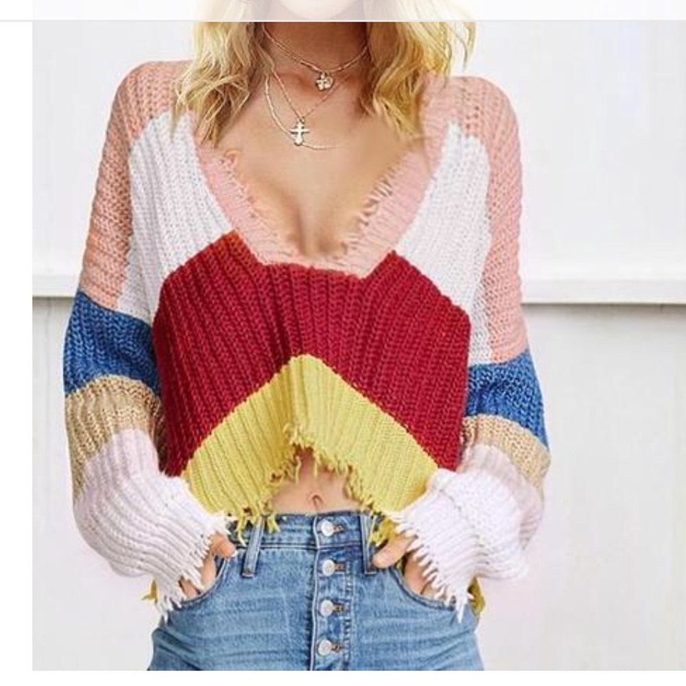 Rainbow sweater